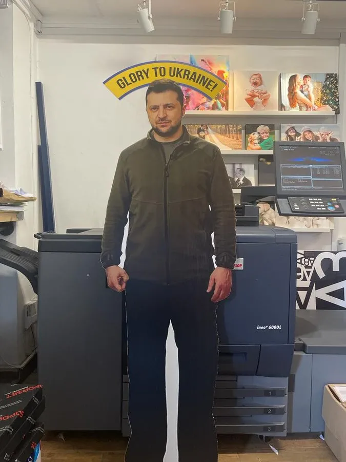 Zelensky cutout - Print Ready