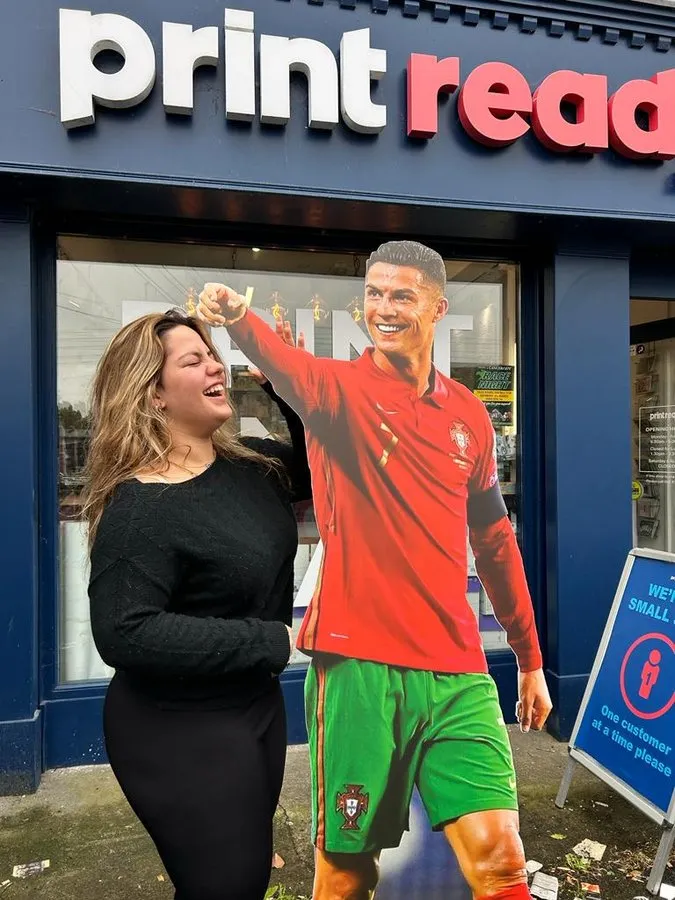 Ronaldo 6ft cutout - Print Ready