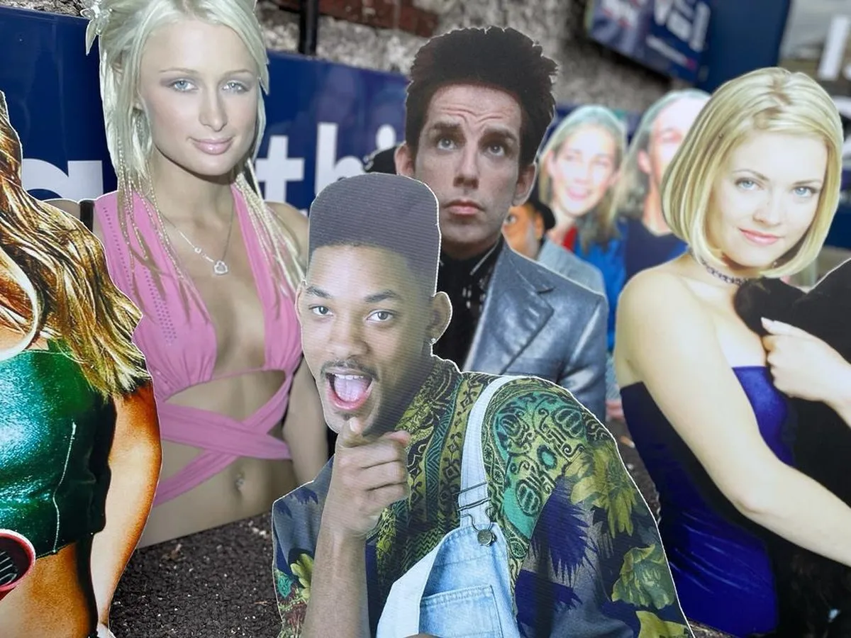 90s and 00s celebrity cutouts for Telus International - Print Ready