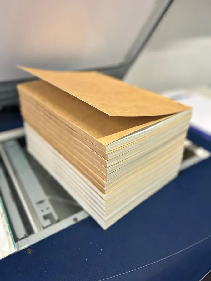 Docket books with wraparound cover - Print Ready