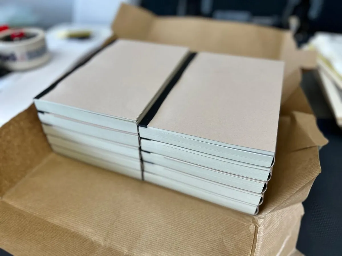 Two part NCR credit note docket books, A5 - Print Ready