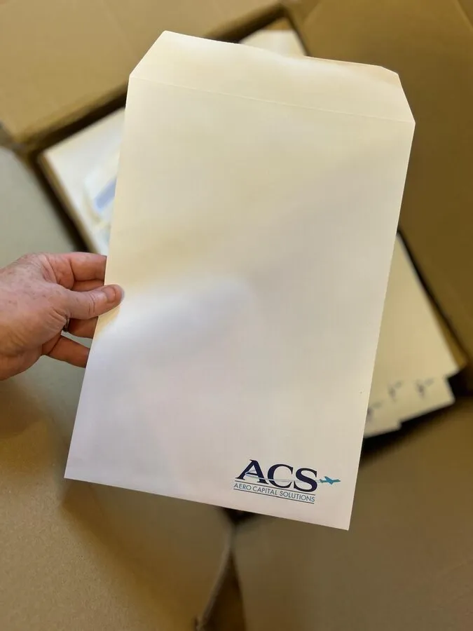 ACS printed C4 envelope - Print Ready