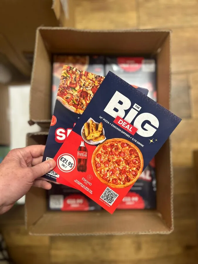 Eskimo Pizza flyers - Print Ready