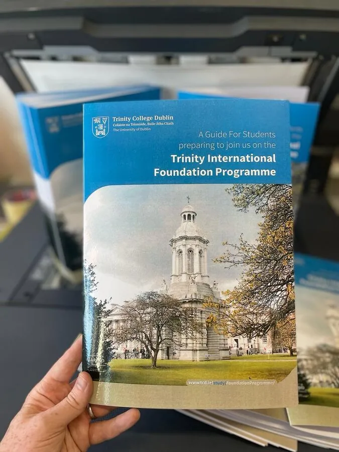 Trinity International Foundation Programme folders - Print Ready