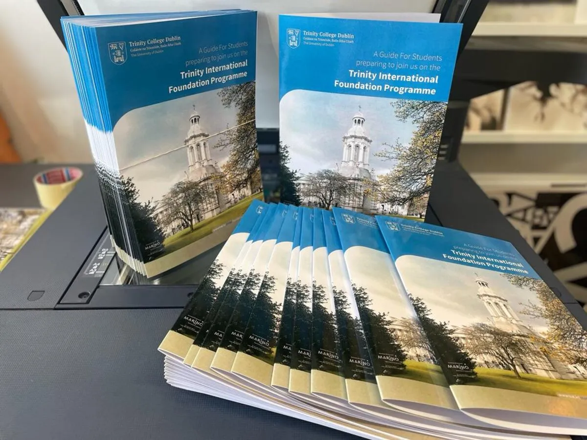 Trinity International Foundation Programme folders and booklets - Print Ready