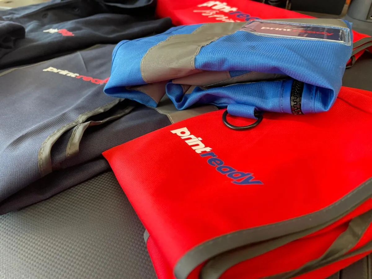 Print Ready branded hi-vis vests - Print Ready
