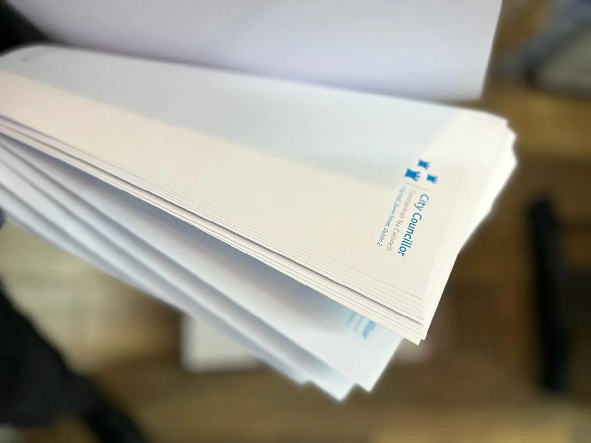 Dublin City Council letterheads, 10,000 printed - Print Ready