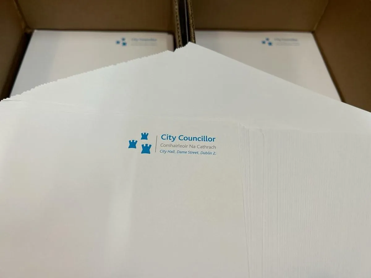 Dublin City Council letterheads, 10,000 printed - Print Ready