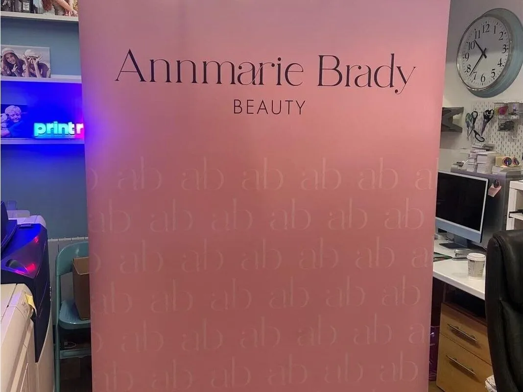 Annmarie Brady Beauty pull up banner