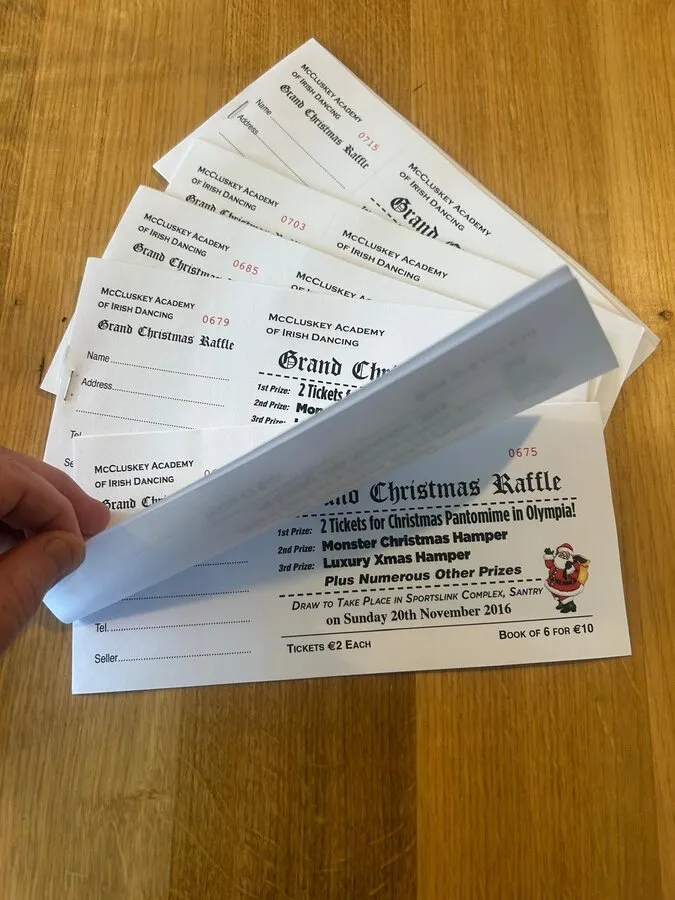 Raffle tickets and invitations - Print Ready