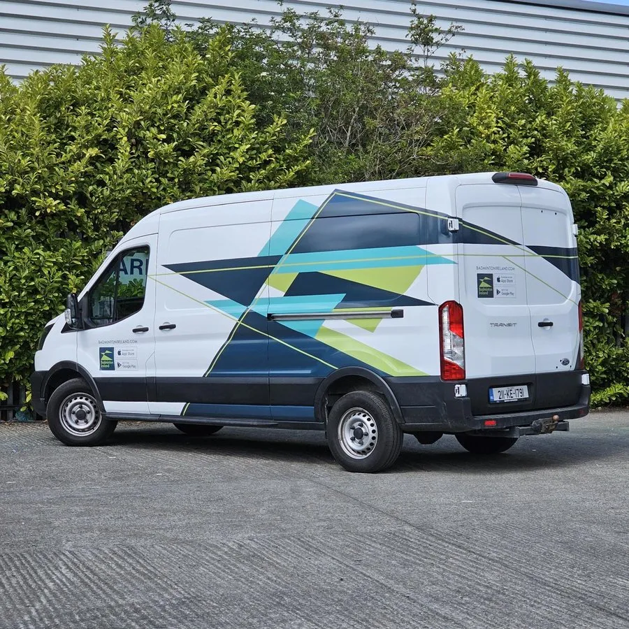 Badminton Ireland van wrap
