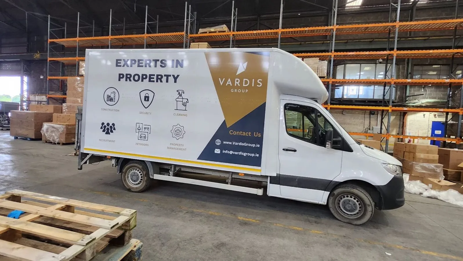 Vardis Group truck wrap