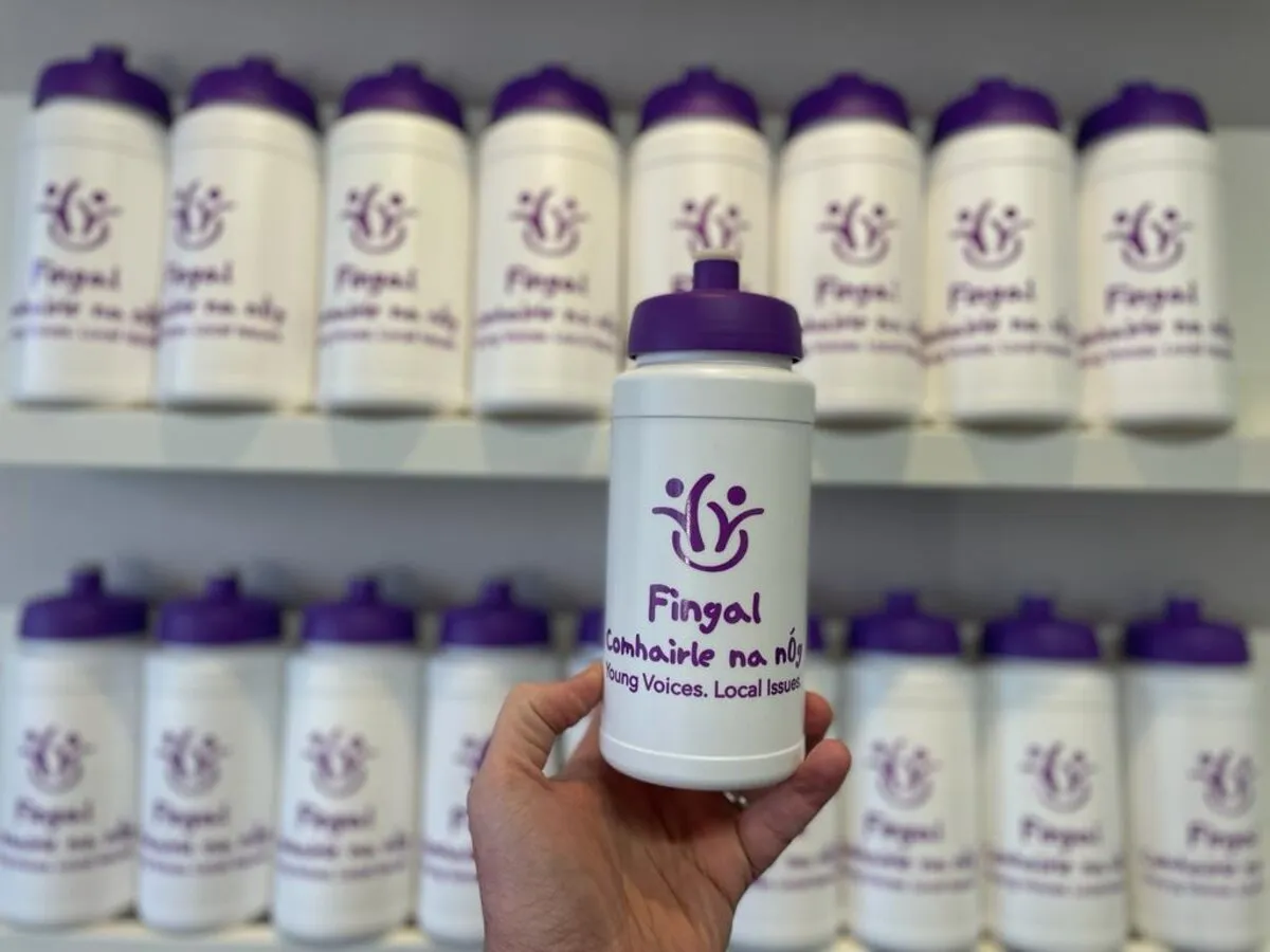 Fingal printed water bottles - Print Ready