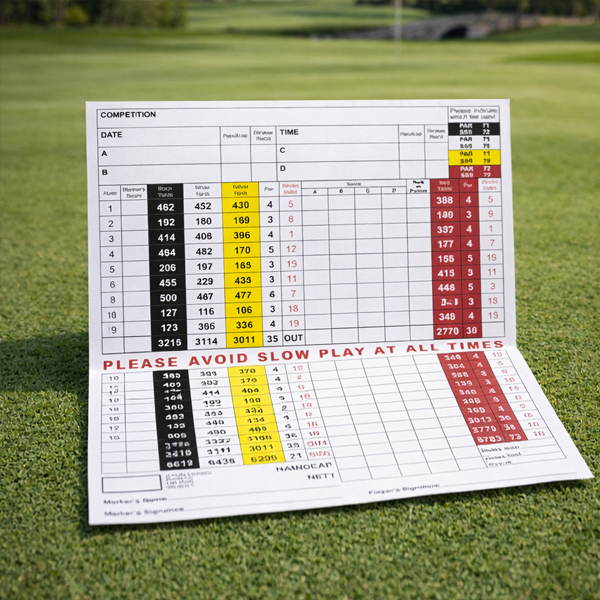 Golf Score Cards