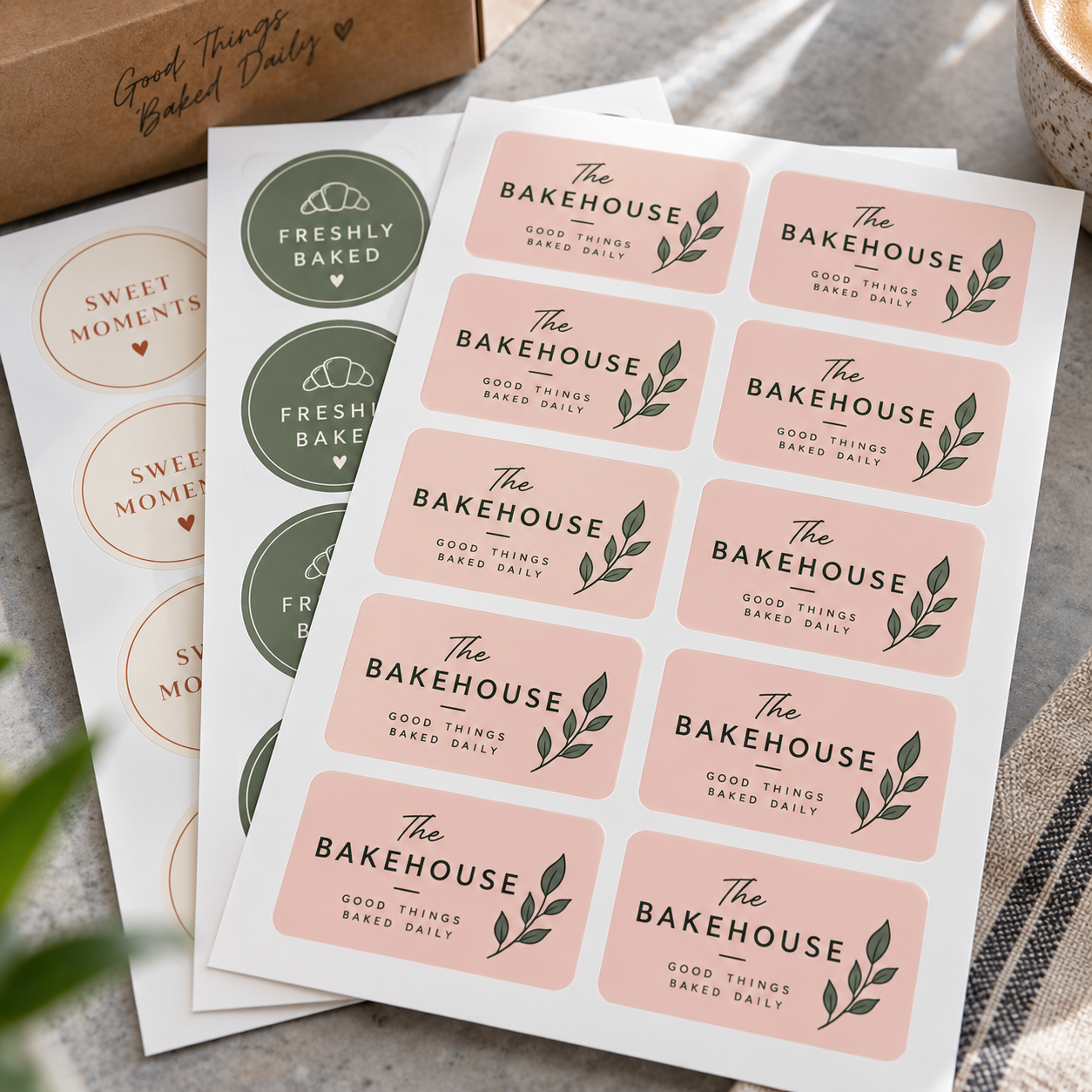 Sheeted Paper Stickers