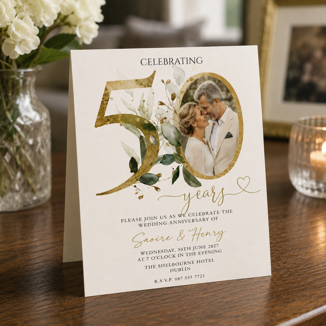 Anniversary Invitations Custom Printed Dublin ireland