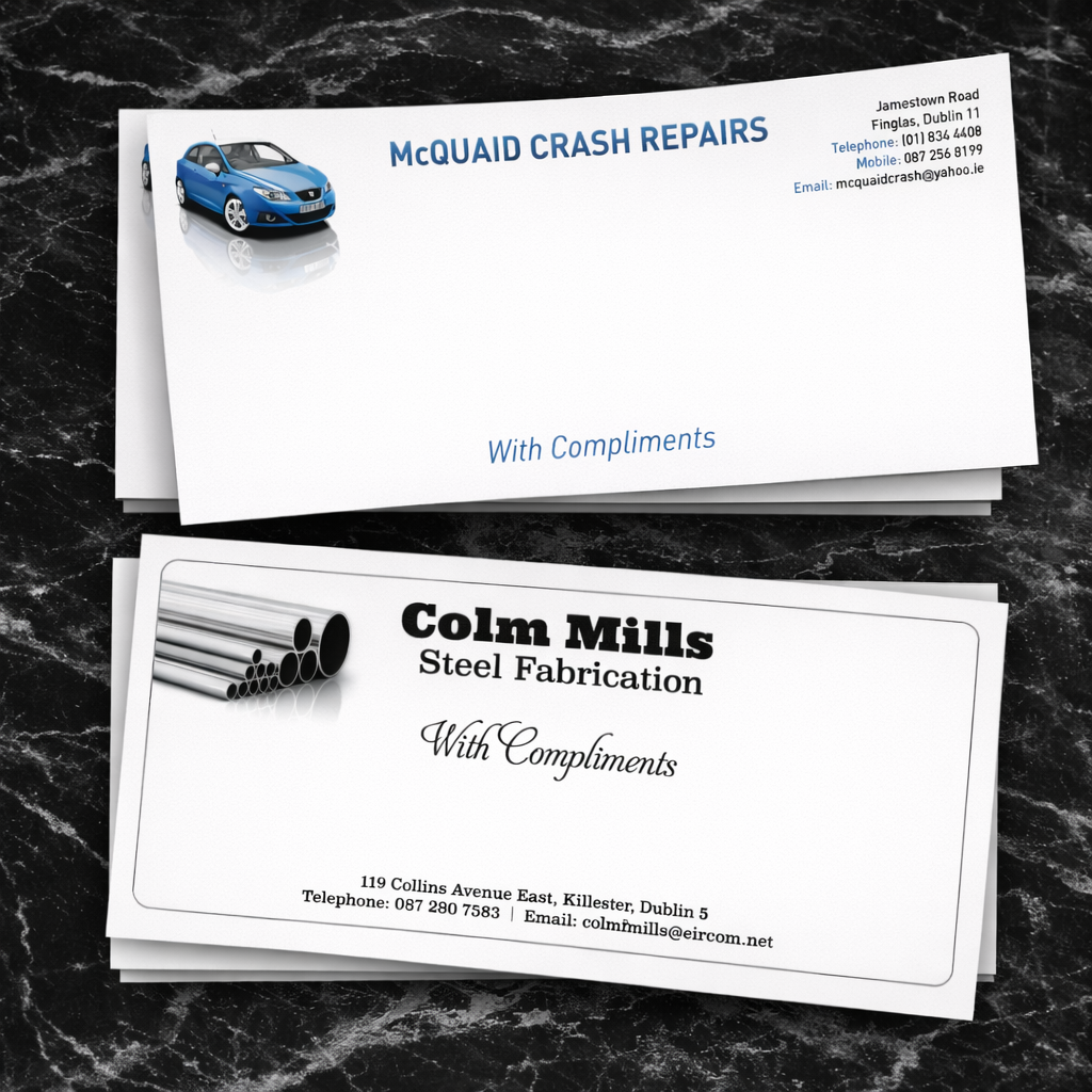 Business Compliment Slips