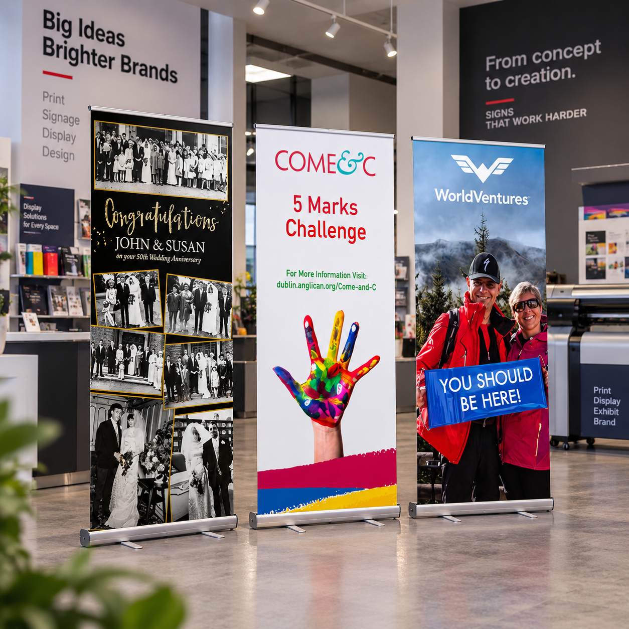 Cheap Pull Up Roll up Banner Printers Dublin Ireland