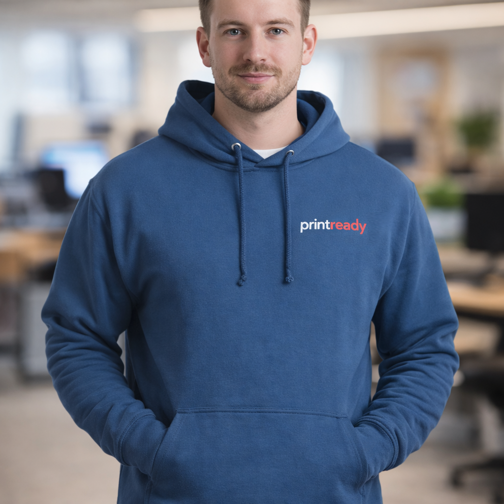 Print Ready personalised hoodie