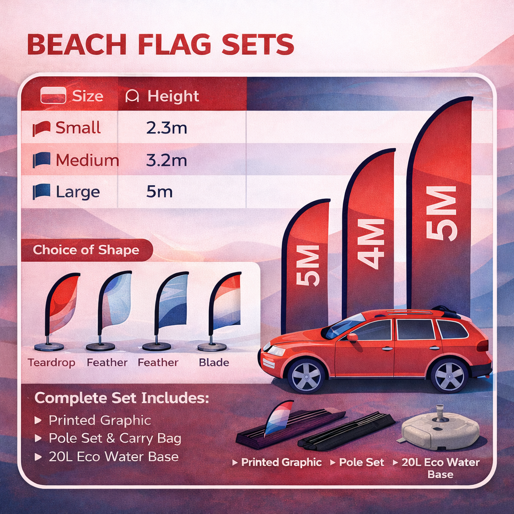 Custom Beach Flag Printing 8