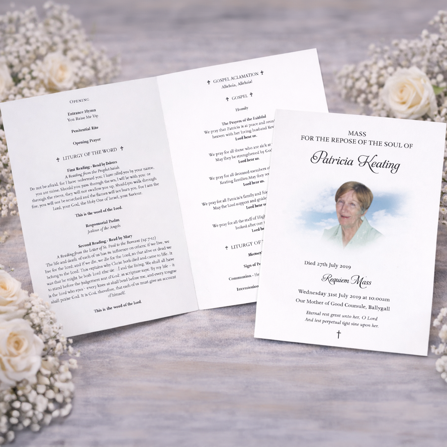 Funeral Order of Service Sheets 5