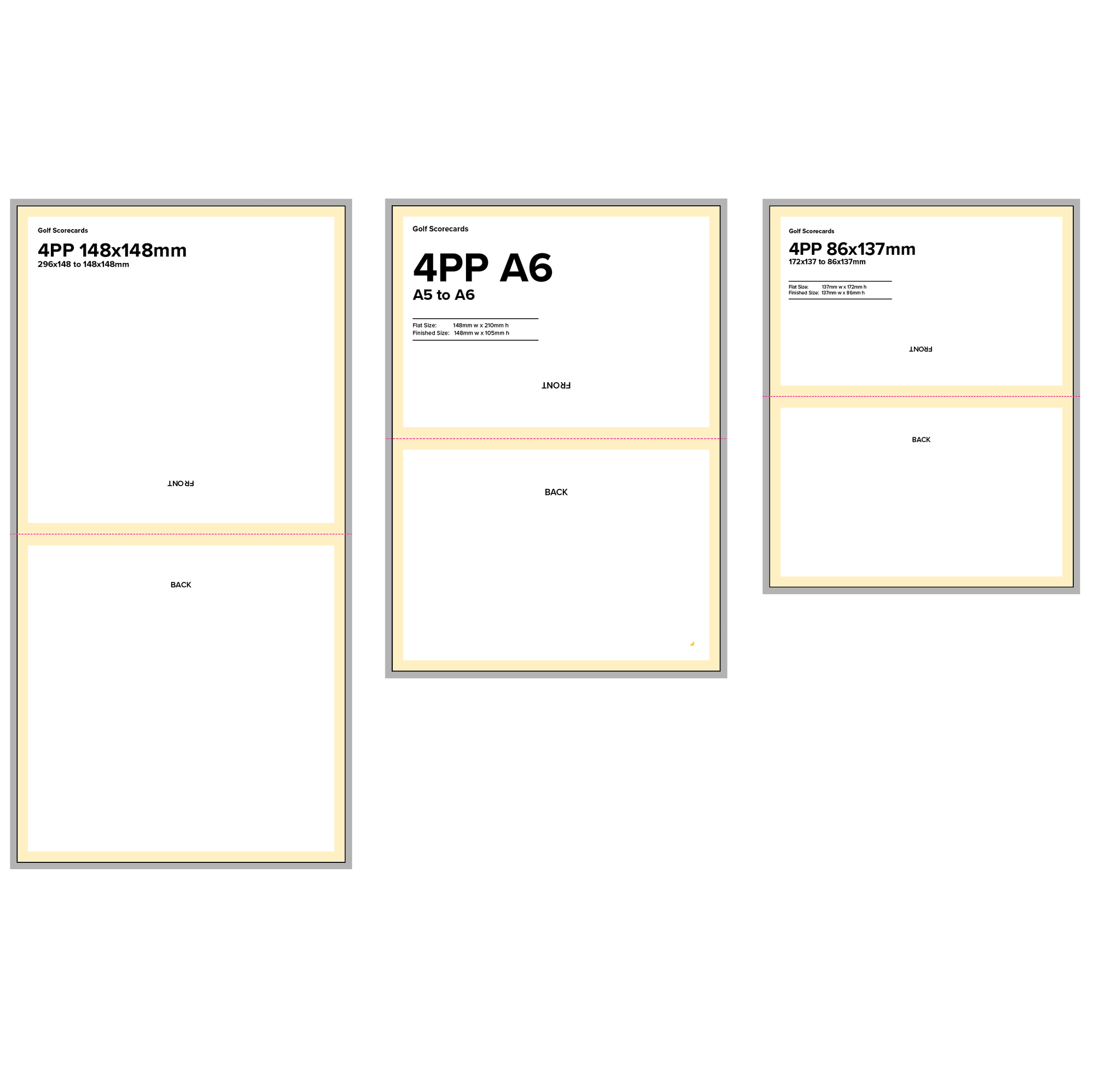 Golf Score Cards 7