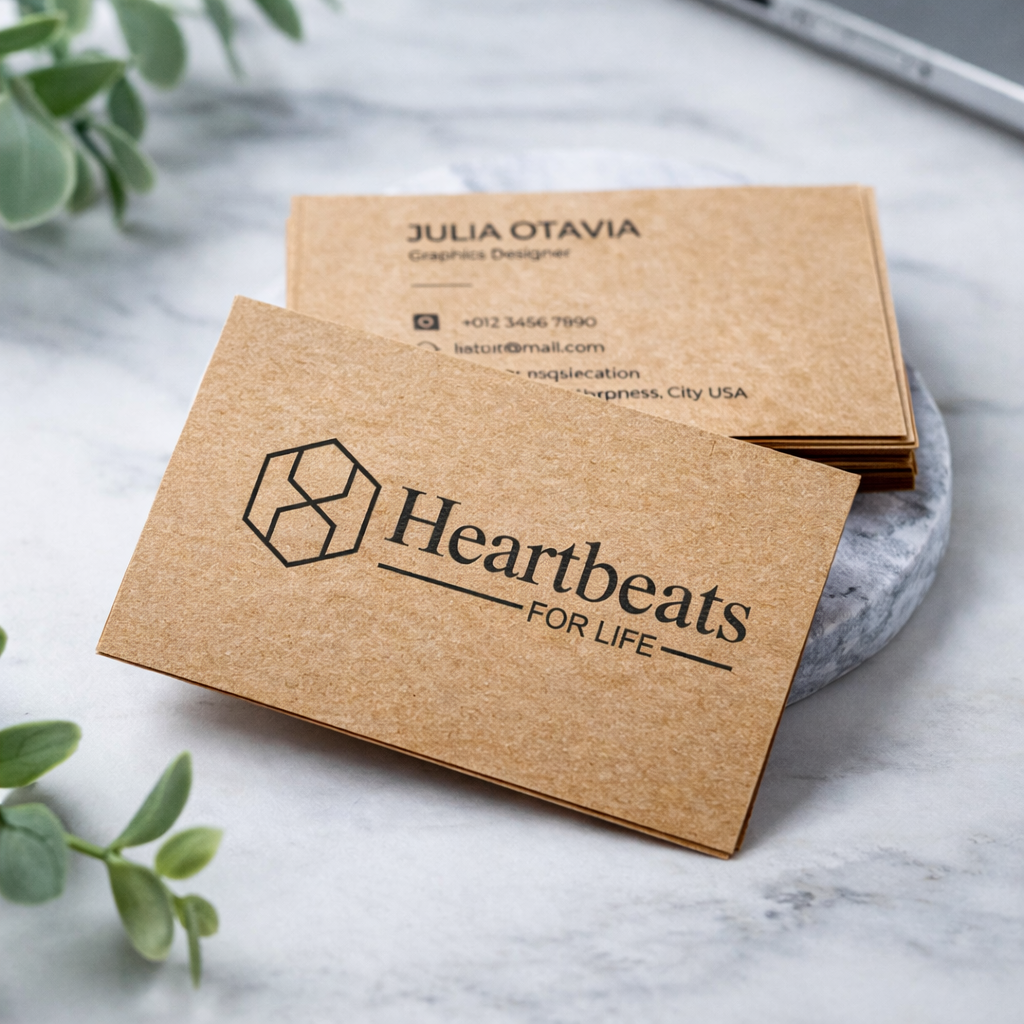 Kraft Business Cards 5