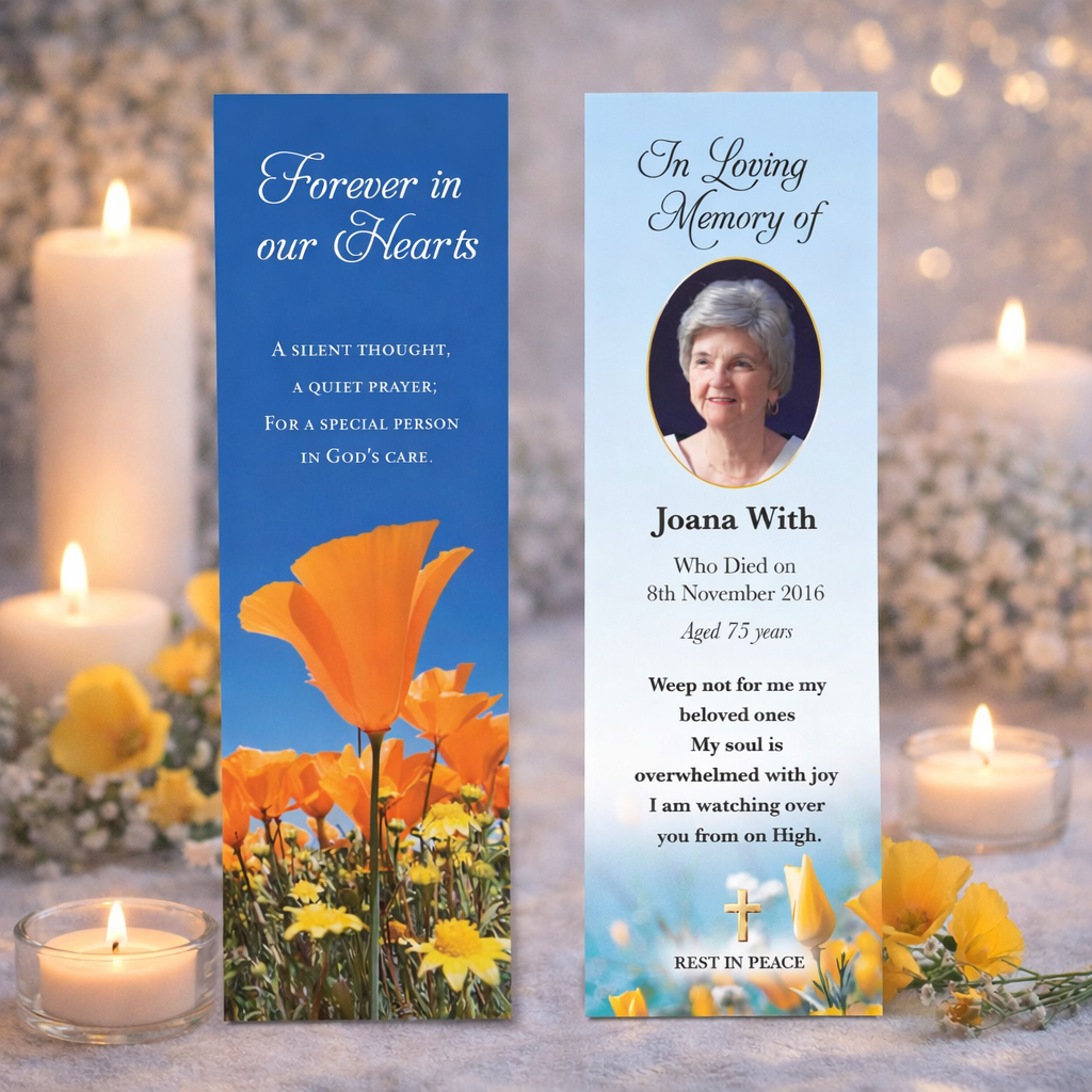 Memorial Bookmark 2