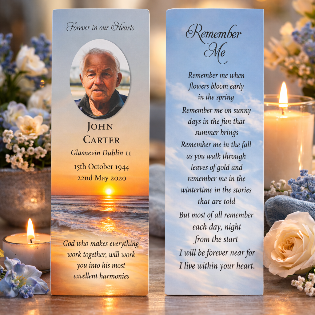 Memorial Bookmark 10