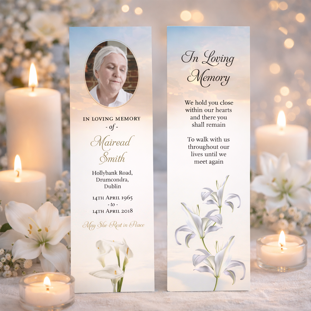 Memorial Bookmark 4