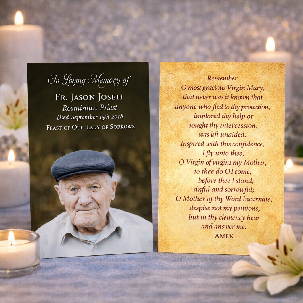 Memorial Wallet Cards 11