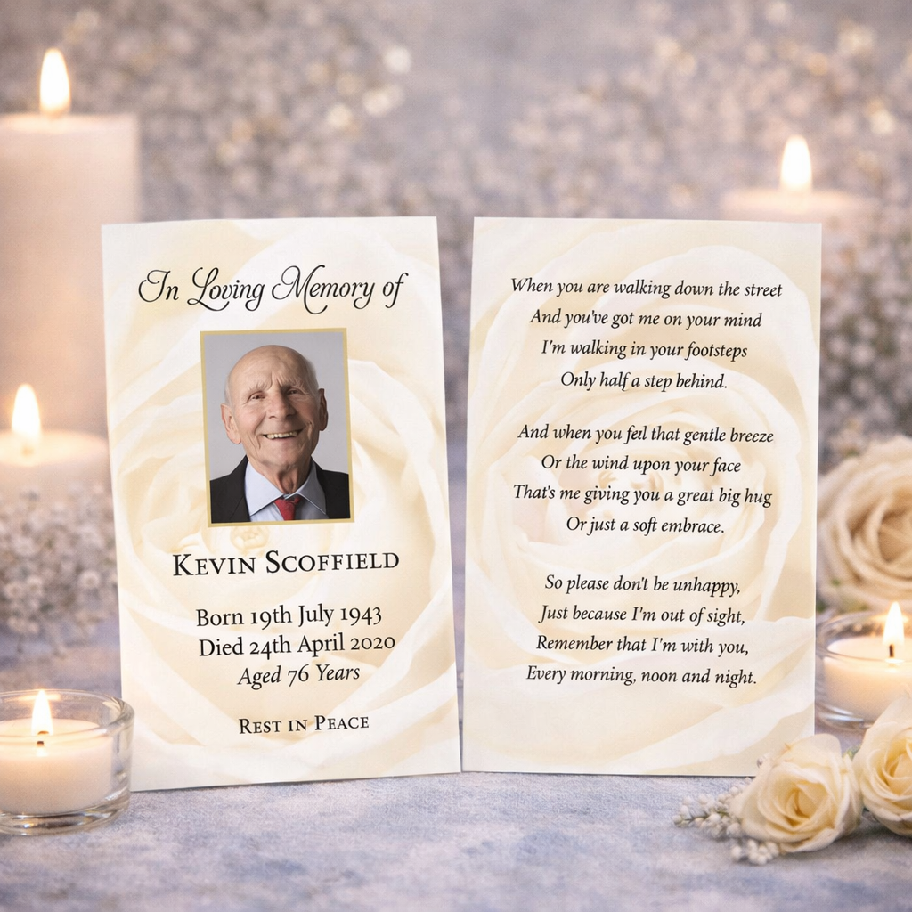 Memorial Wallet Cards 10