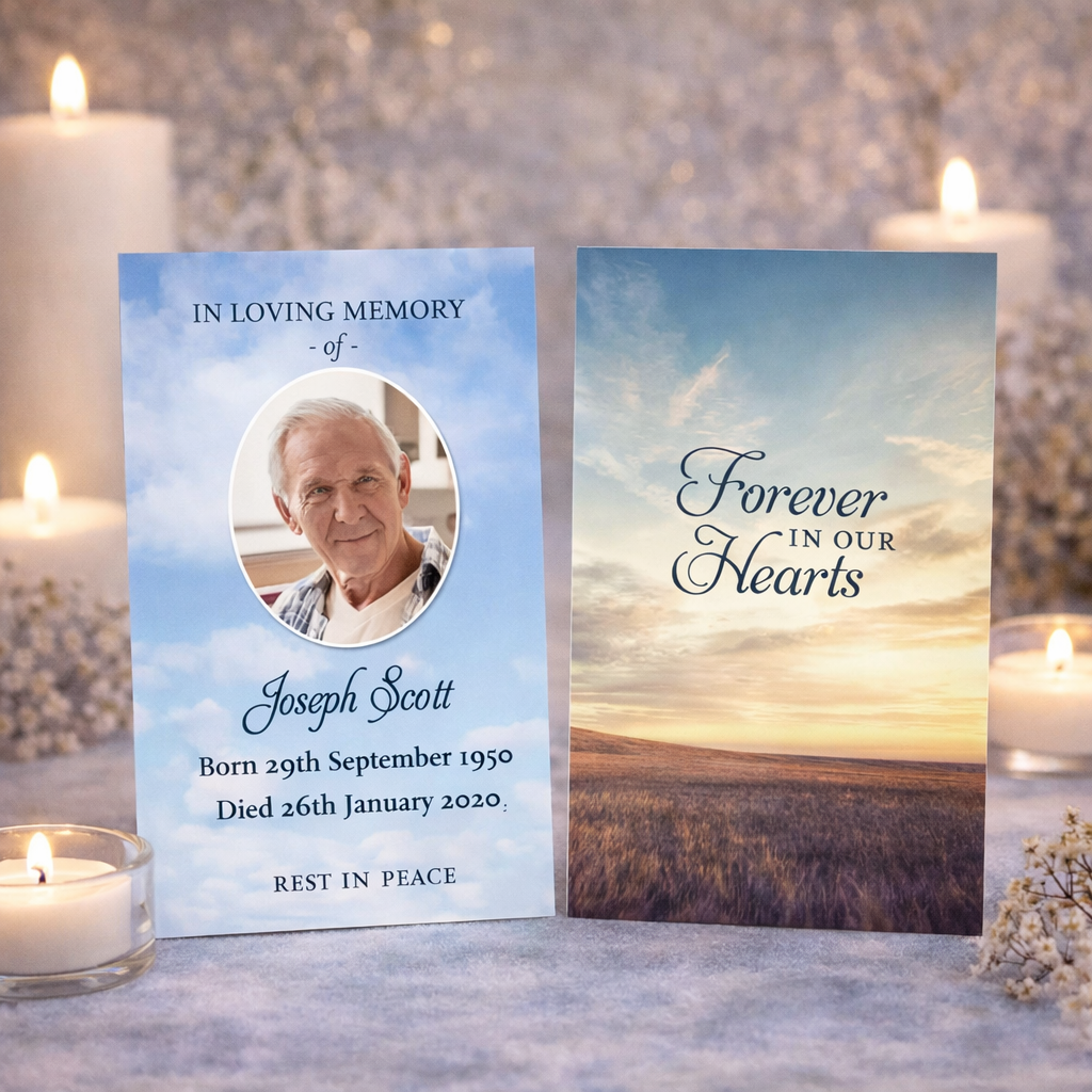 Memorial Wallet Cards 6