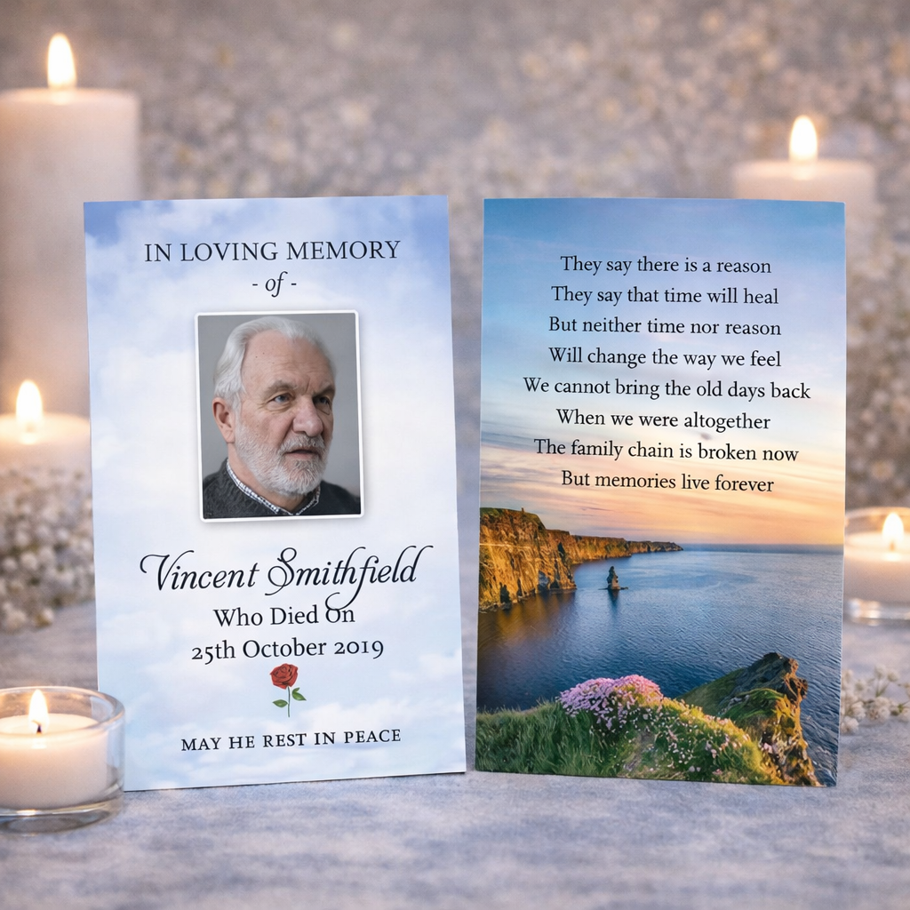 Memorial Wallet Cards 8
