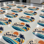 Oval Vinyl Sticker Dublin Printers Ireland