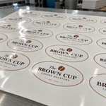 Oval Vinyl Sticker Dublin Printers Ireland