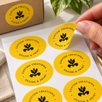 Oval Vinyl Sticker Dublin Printers Ireland