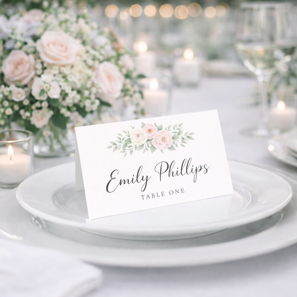 Wedding Place Name Cards 8