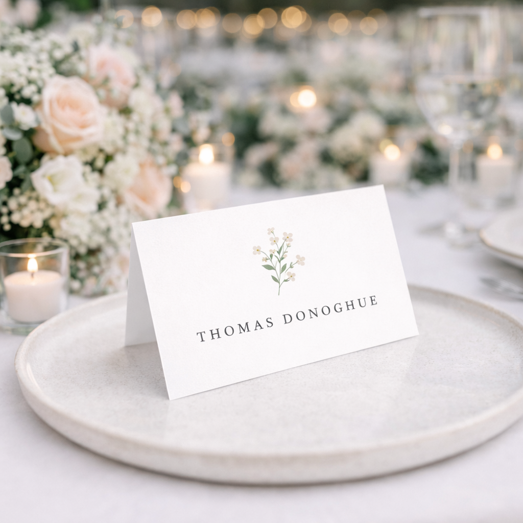 Wedding Place Name Cards 2