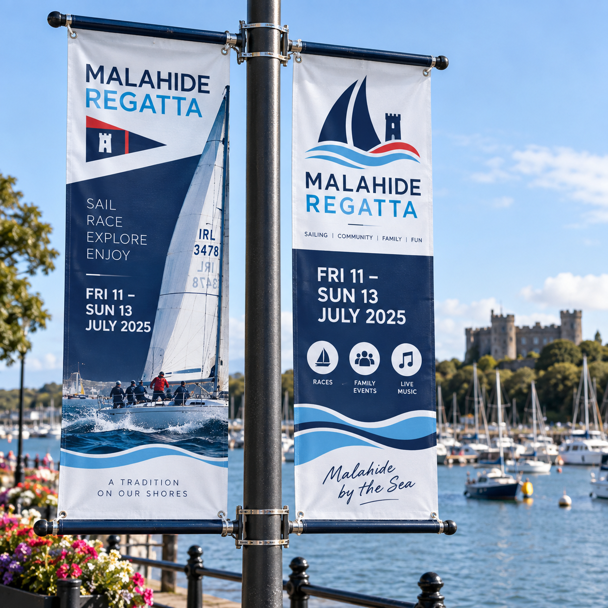 Pole Flags Eyelet Flags Waving Flags Custom Printed Dublin Ireland