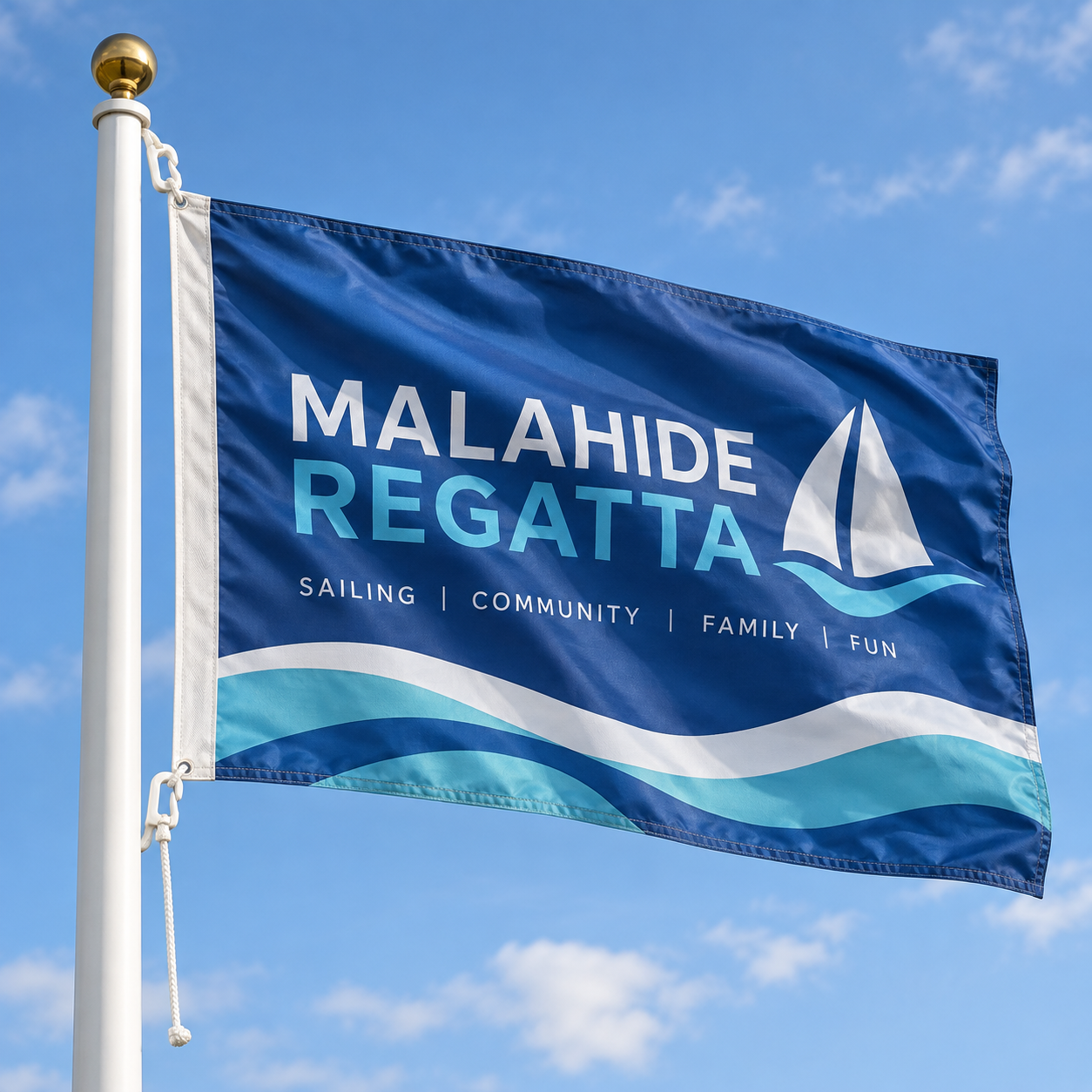 Pole Flags Eyelet Flags Waving Flags Custom Printed Dublin Ireland