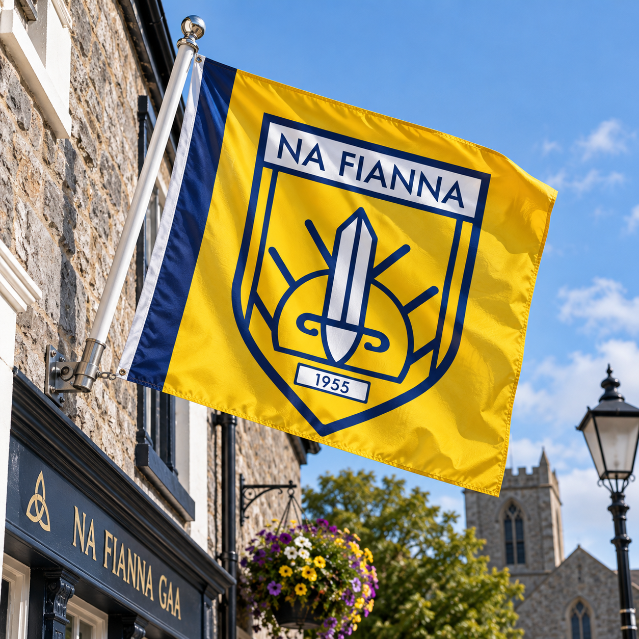 Pole Flags Eyelet Flags Waving Flags Custom Printed Dublin Ireland
