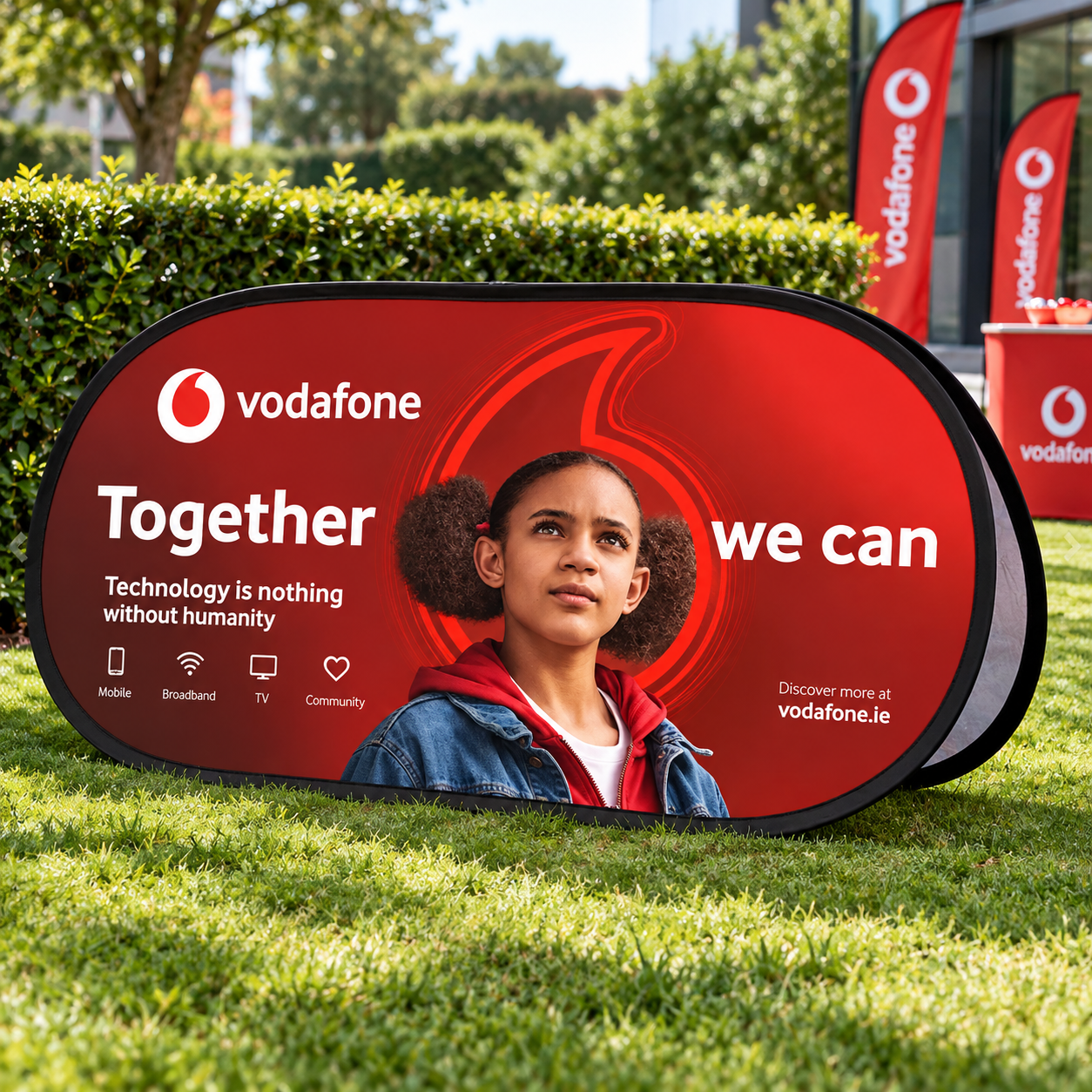 Pop Up Pitch Banner Dublin Signage Printers Ireland