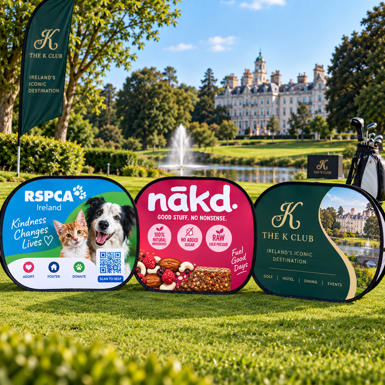 Pop Up Pitch Banner Dublin Signage Printers Ireland