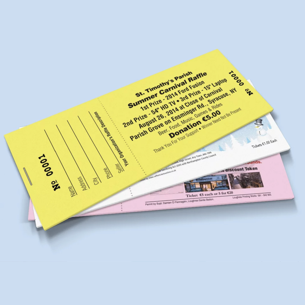 Raffle Tickets 8