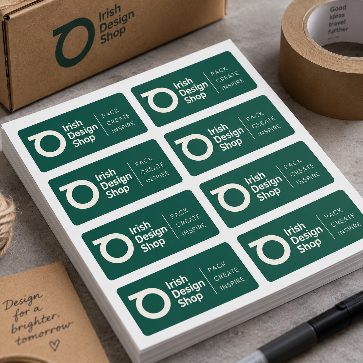 Rectangle Vinyl Sticker Dublin Printers Ireland