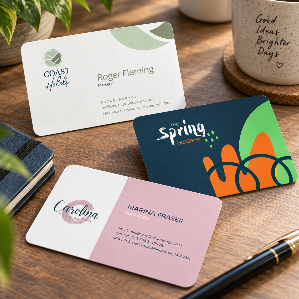 Round Cornered Premium Business Cards