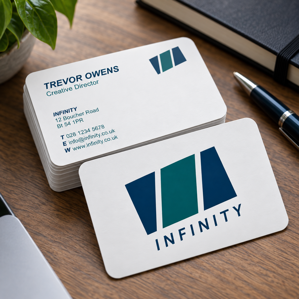 Round Cornered Premium Business Cards