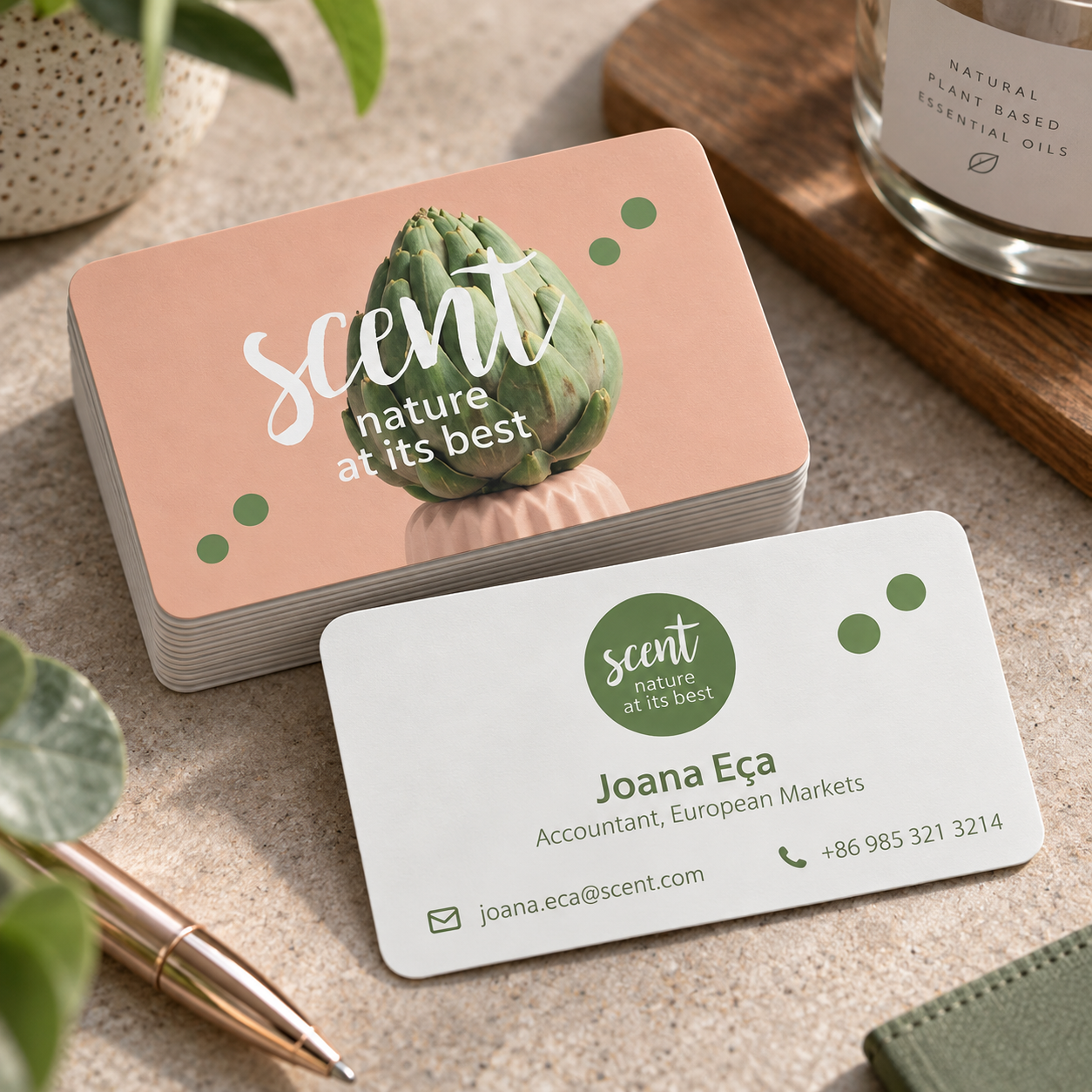 Round Cornered Premium Business Cards