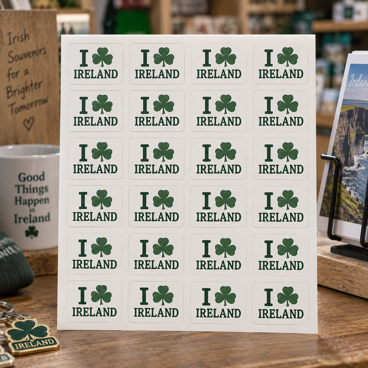 Sheeted Paper Sticker Dublin Printers Ireland